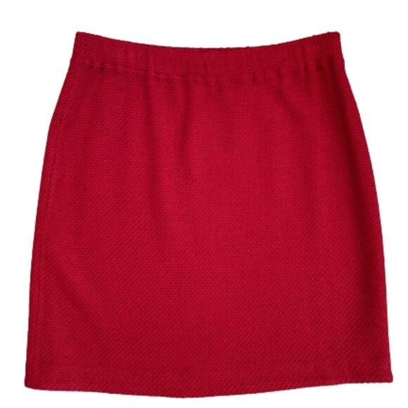 St John Evening Textured Knit Pencil Skirt Sz4 - Picture 4 of 6